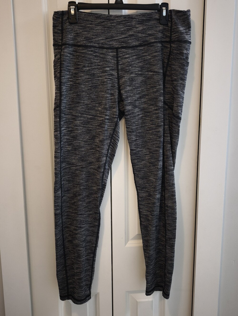 Victoria’s Secret Sport Knockout Leggings Gray Black Heather Full Length XL
